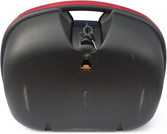 Universal Motorcycle Trunk Motorcycle Tour Tail Box Tour Pack Tail Box Luggage for Harley Road Glide Honda Yamaha Cruiser,50cm x 38cm x 28cm