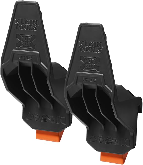 KLEIN TOOLS 54816MB MODbox Multi-Hooks, Modular Tool Storage System Side Mounting Accessory, Easy One-Handed Attachment, Versatile Hanging