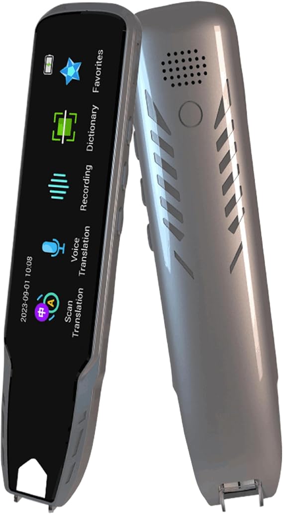 Language Translator Pen for Dyslexia - Offline & Online Reader Pen Supports Real-Time Scan to OCR Text & Voice Translation, 112 Online Languades Dictionary Pens for Meetings, Learning, Students