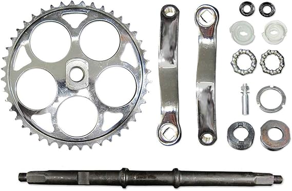 Wide Crank Assembly 2 Stroke Bicycle Engine Kit Replacement Part Motorized Bike