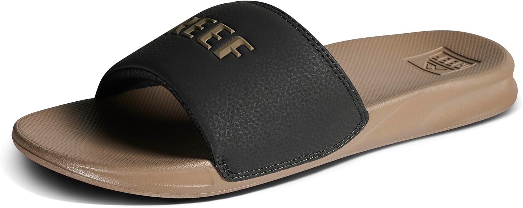 Reef Men's One Slide Sandals/Flip Flops Black