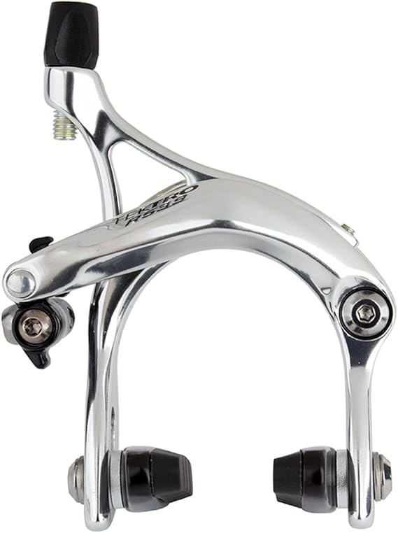 Tektro R539 Road Brake Caliper Pair - 47-57mm, Recessed Nut, Silver
