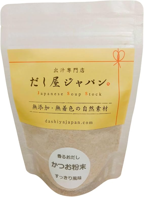 Dashiya Japan Additive-Free Bonito Powder Dashi Domestic Dried Bonito Powder Soup 2.1 oz 60 g