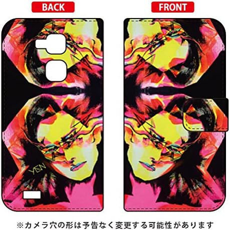 SECOND SKIN Notebook Type Smartphone Case MICROU Narcissus/for Ascend Mate 7 MT-J1 / Rakuten Mobile RHWMJ1-IJTC-401-LJ54