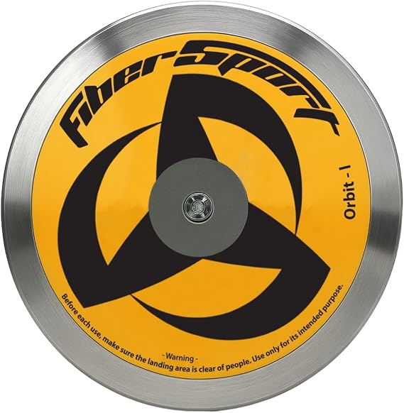 Discus, Orbit-I (One) 2 Kg Discus, Low-Spin Discus 75% Silver Rim, 133FT-150Ft-45M