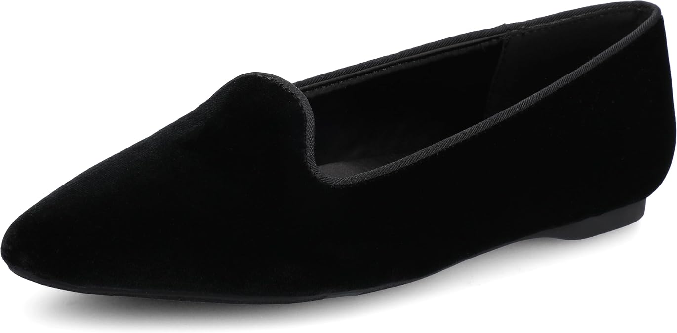 Birdies Sparrow Womens Pointed-Toe Loafers, Slip-On Flats with All-Day Cushioning Shoes