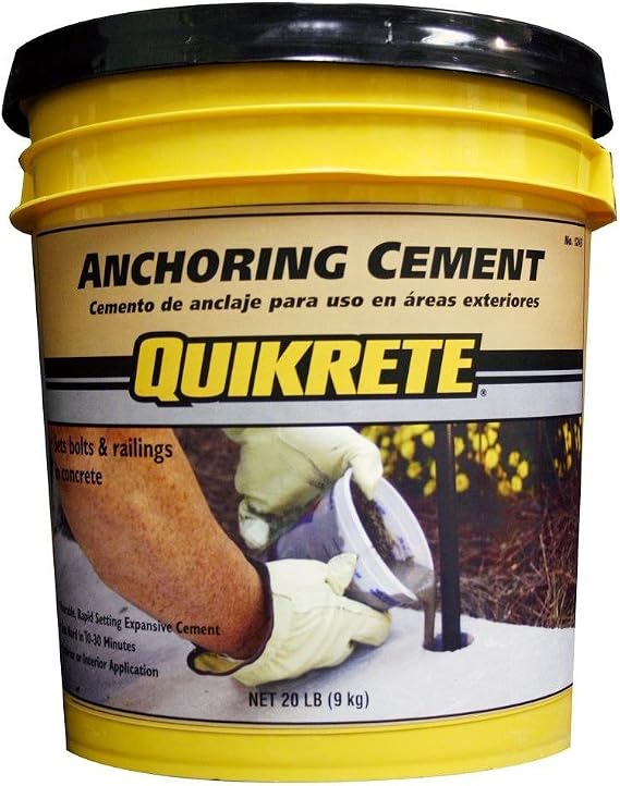 20Lb Anchoring Cement QUIKRETE COMPANY Anchoring Cements 1245-20 039645124529
