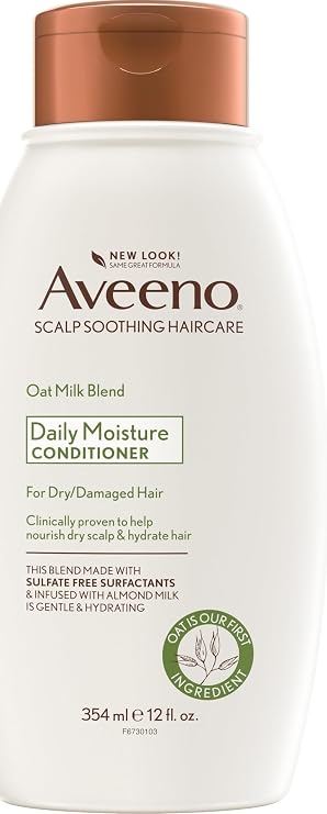 Aveeno Oat Milk Blend Moisturizing Conditioner, Ultra-Hydrating, for Dry, Damaged Hair, 12 fl oz