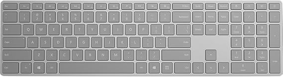 Microsoft Wireless Surface Keyboard, WS2-00025, Silver