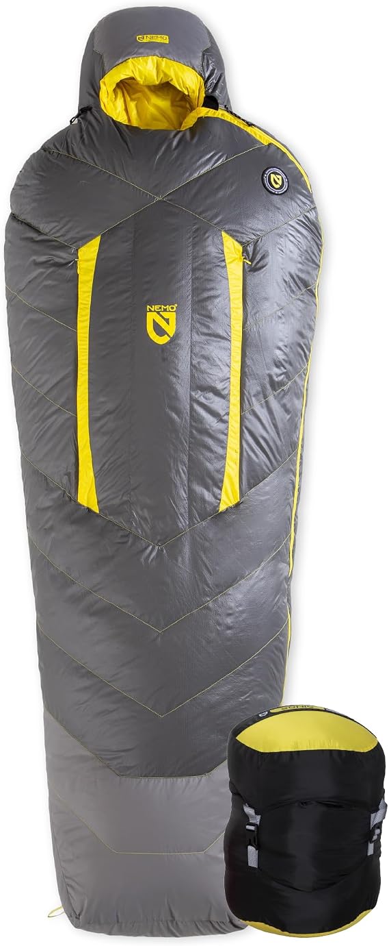 NEMO Sonic 0 Short Sleeping Bag, Supports -4°F -18°C NM-SNC3-S0