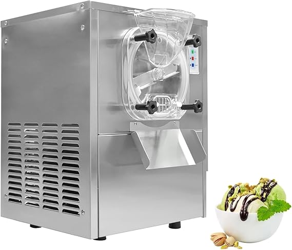 Kolice Commercial Countertop Hard Ice Cream Machine, Desktop Hard Ice Cream Maker, Ice Cream Machine, One Key Running