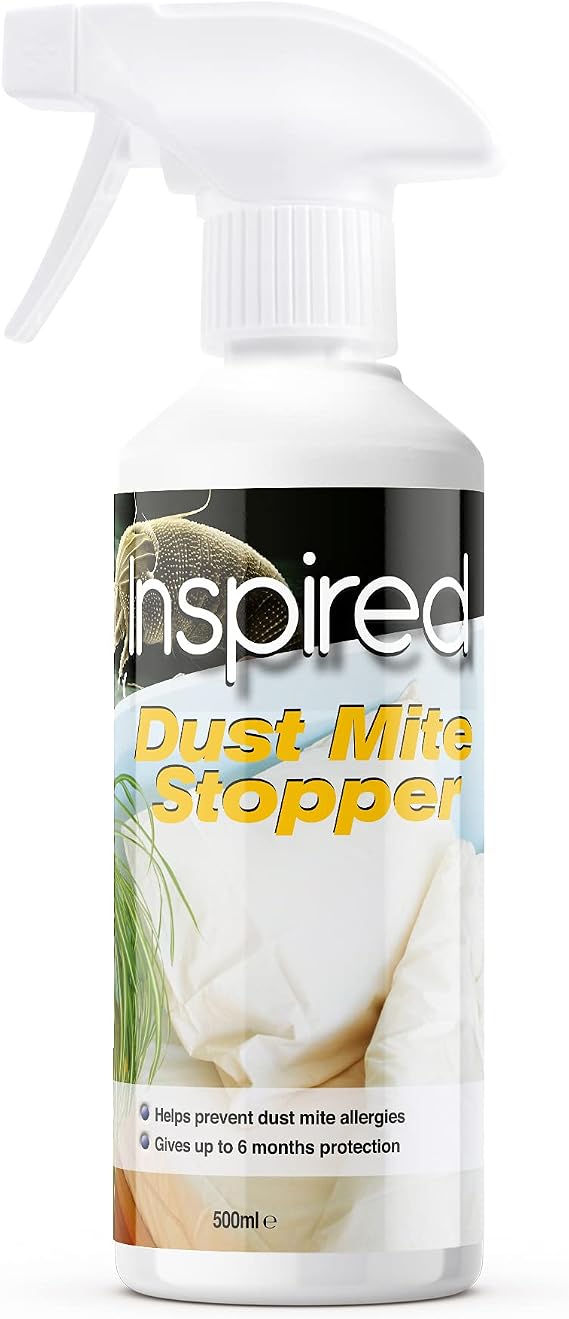 Inspired 500ml Dust Mite Stopper Inhibitor - White