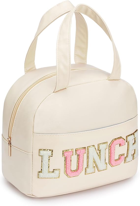 Lunch Bag for Women Insulated For Men PU leather Small Office Work lunch