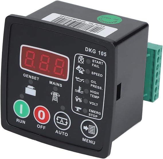 Generator Controller, Electronic Generator Controller Module, Engine Controller Module Panel, Control Module Replacement for Engine or Generator, Auto Start Stop
