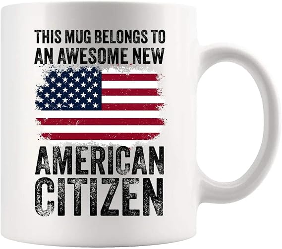 Panvola This Mug Belongs To An Awesome New American Citizen Mug 11oz