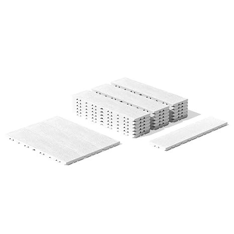 Veradek Outdoor Flooring Series Deck Tiles | Durable Interlocking Deck Tiles for All-Weather Use on Balconies, Patios, and Pools | Customizable Design and Easy Installation