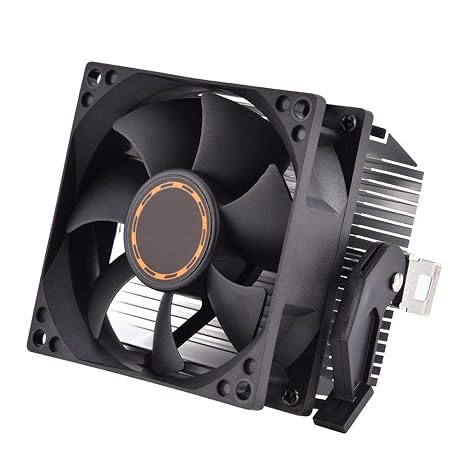 CPU Cooling Fan, 80mm Computer Radiator Quiet Cooler for K8 series, 754, 939, 940 processor, for AMD Athlon 64 5200
