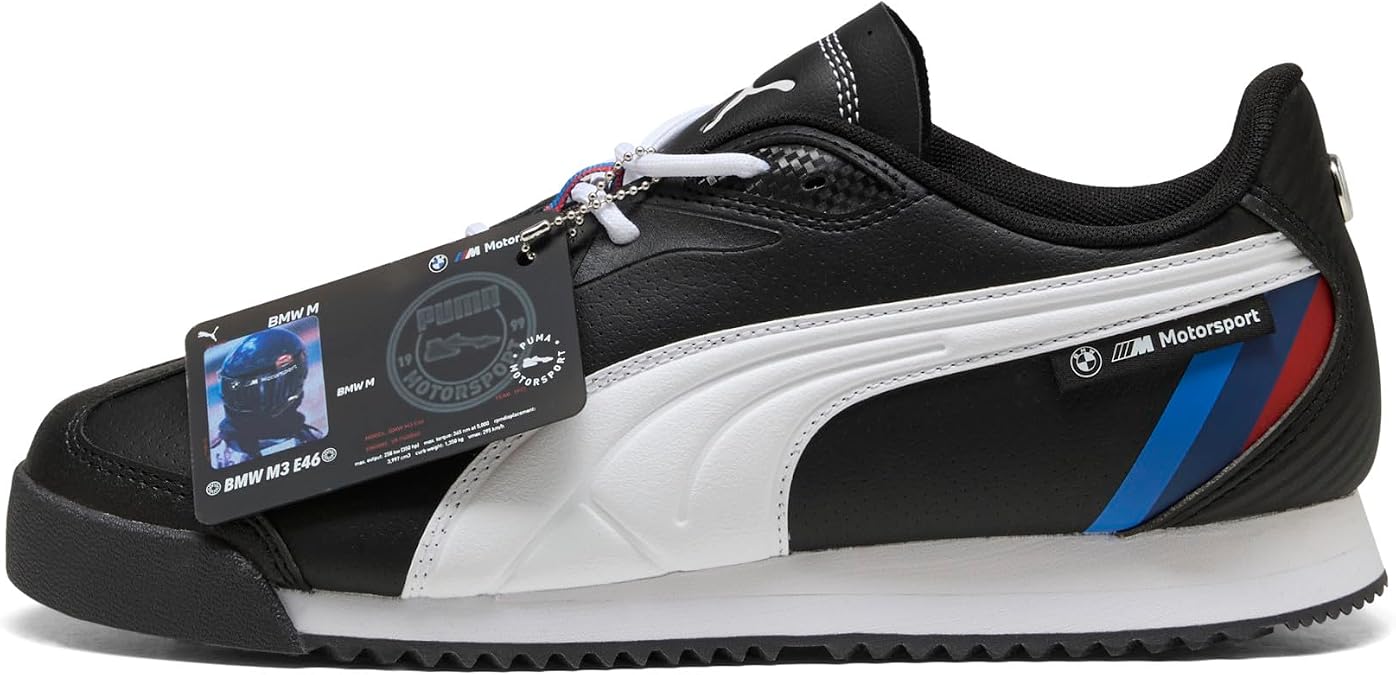 PUMA Mens BMW M Motorsport Roma Lace Up Sneakers Shoes Casual - Beige