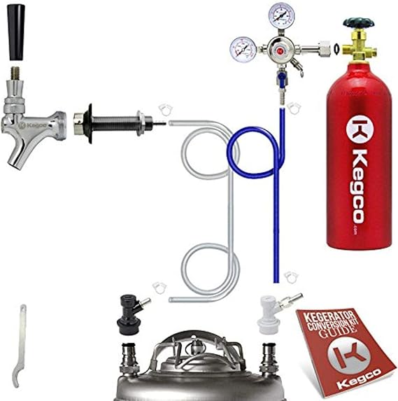 Kegco Hombrew Kegerator Conversion Kit, Single Faucet