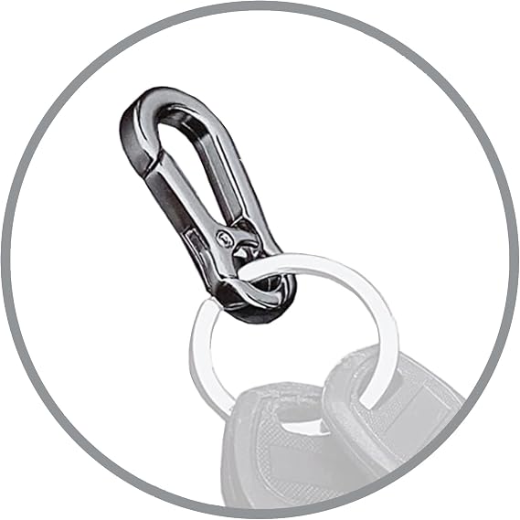 KeySmart Carabiner Clip for Keys - Quick Release