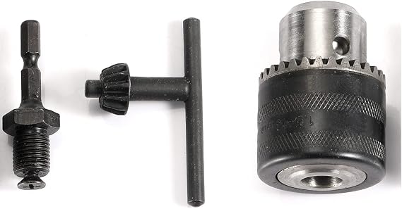 1/2" Drill Chuck with 1/2-20 UNF Mount Hex Shank