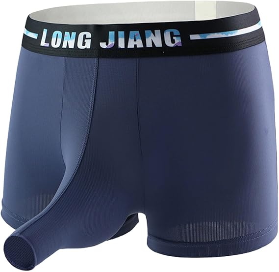 Men's Boxer Briefs Elephant Nose Trunks Pouch Breathable Underwear Boxers Sexy Soft Stretchy Underwear Panties