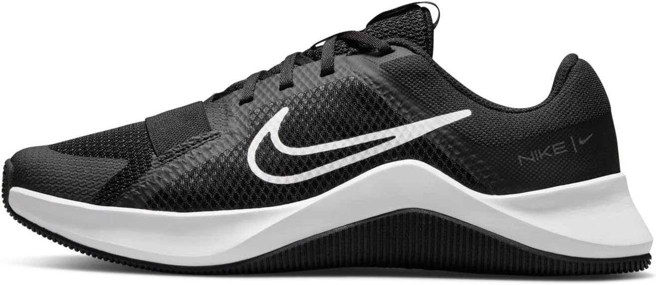 NIKE Women's W MC Trainer 2 Sneaker, Black/White-Iron Grey, 6 UK