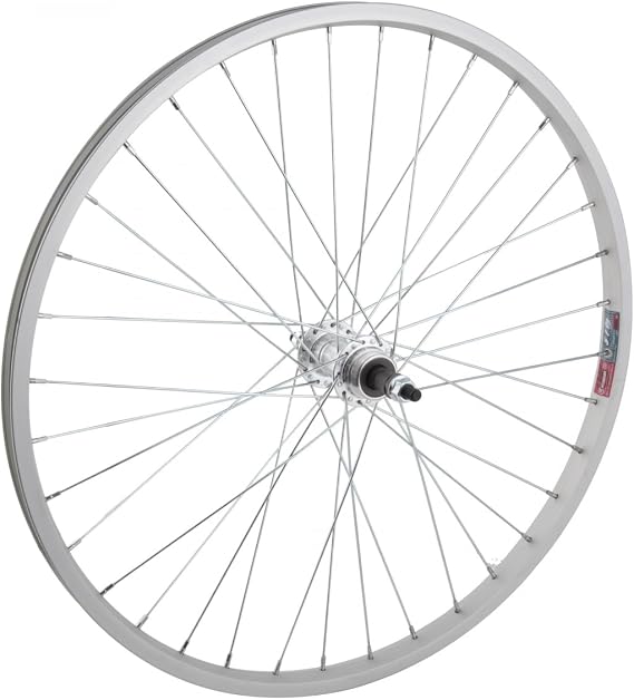 WheelMaster Rear Bicycle Wheel 24 x 1.5-1.75 36H, Alloy, Bolt On, Silver | bike-wheels