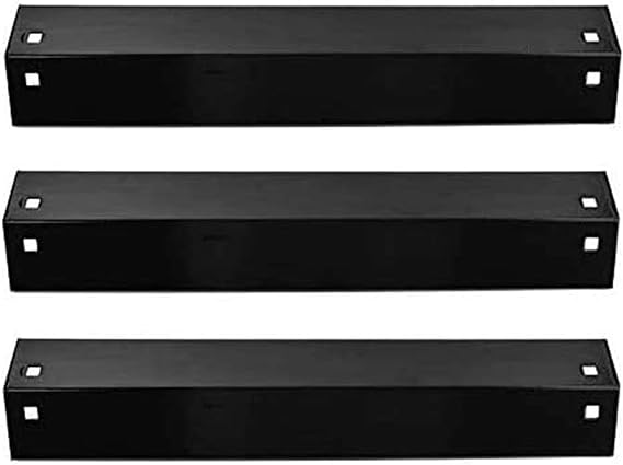 Grill Replacement Parts for Char Griller Chargriller 5050 5650 3001 Grills, Porcelain Steel Heat Plate, Heat Shield, Flame Shield, Burner Cover, Flavor Bars Replacement for Chargriller, King Griller