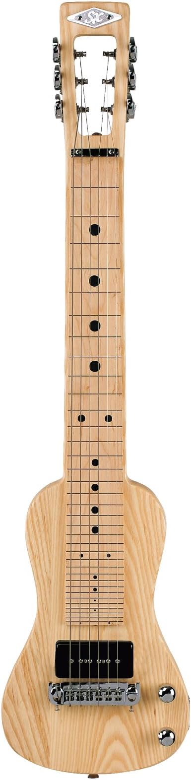 SX Lap 2 Ash NA Electric Lap Steel Guitar w/Stand & Bag
