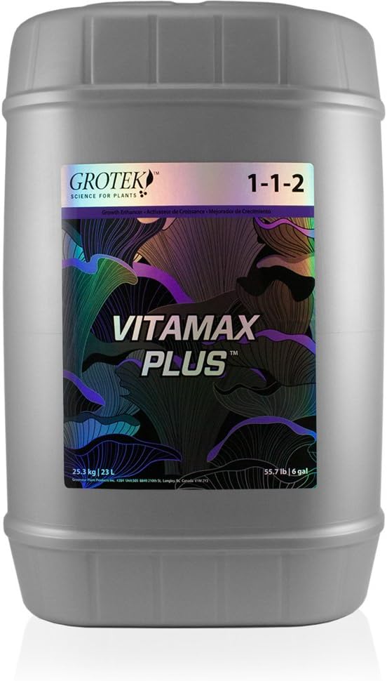 GROTEK GTVMP6040 Vitamax Plus Hydroponic Nutrients, 23L, Black