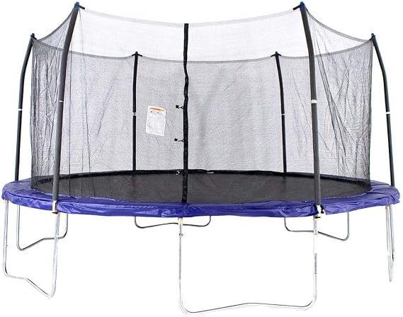 Skywalker Trampolines 16 Round Trampoline with Enclosure Blue