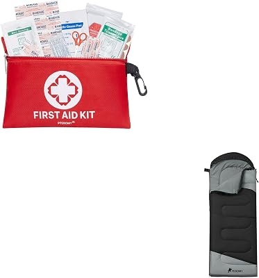 PTEROMY 150 Piece Mini First Aid Kit  Sleeping Bags for Adults