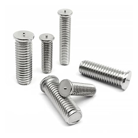 5/10/50pcs M3 M4 M5 M6 M8 M10 304 A2-70 Stainless Steel Stud Weld Spot Welding Screw Solder Point Bolt (Color : 5mm, Size : 5pcs M10)