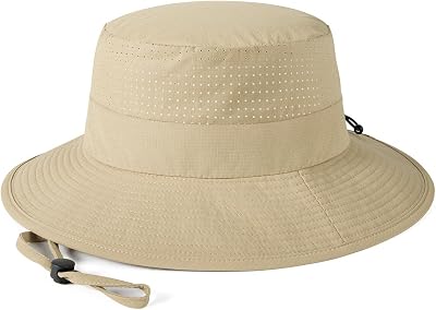 VOBOOM Sun Hats for Men Women Breathable Wide Brim Summer UV Protection Fishing Cap
