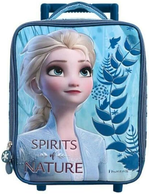 Mikro Frozen Çekçekli Okul Çantası, Mavi, S Beden