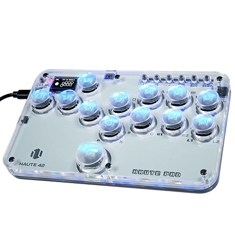 Sehawei Haute42 G13 Leverless Controller Arcade Stick - Custom RGB & Turbo