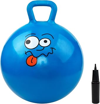 Hopper Ball, Bouncing Ball with Handle, 18 Inches Jumping Hoppity Hop Toys, Sit and Bounce on Toys for Boys and Girls Gifts