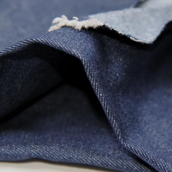 Denim 9 OZ.Indigo Washed of Deep Col 100% Cotton Fabric 62" Wide by 2 Yards