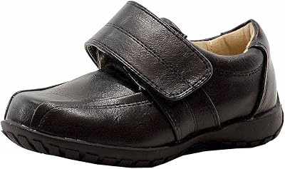 Boys Classic Fashion Black Loafer School Uniform Shoes