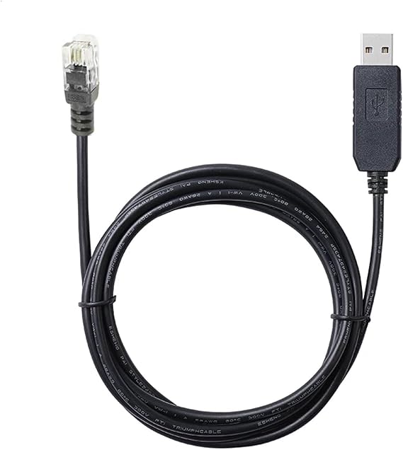 Prolific USB RS232 Serial to RJ10 4P4C Converter Adapter Cable for MEA-e ETX-125 ETX-90 ETX-70 LXD-75 LX90 AutoStar/AudioStar(1m)