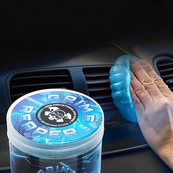 Grime Reaper Cleaning Gel | Clean Slime Putty | Auto Detailing | Car Interior Cleaner | Car Accessories | Electronic Products Keyboard Cleaner | Dust Remover