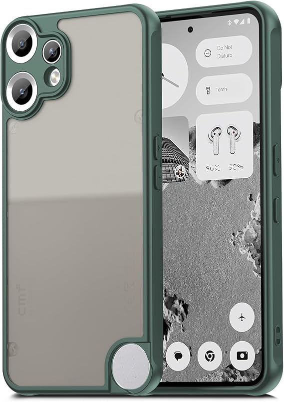 Matte Case for Nothing CMF Phone 2 Pro, Slim Frosted, Green