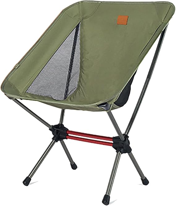Naturehike Camping Chair, Foldable with Storage Bag, Outdoor Portable Chair for Adults, Lightweight, Supports 330lbs, Backpacking Chair for Fishing, Hiking, Beach, Lawn