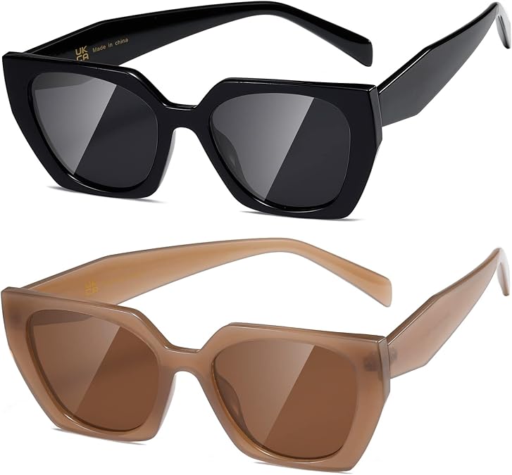 kimorn Sunglasses Womens and Men Trendy Retro Trendy Sun Glasses K1354