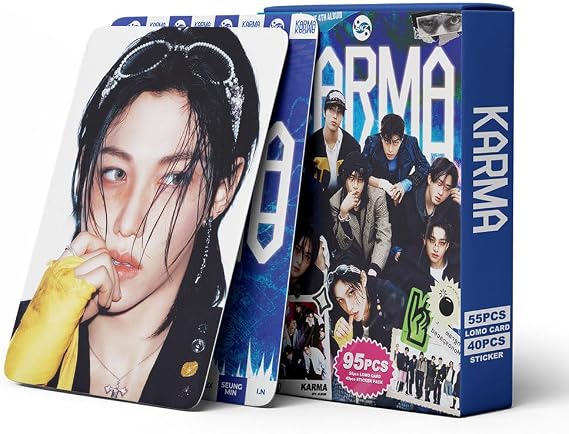 55pcs SKZ Photocards, 40pcs SKZ Stickers,SKZ Lomo Cards,Must-Have for Fans