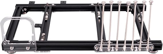 Open Air PC Case, Open Frame Computer Case PC Test Bench Computer PC Case DIY Open Frame Aluminum Alloy ATX Overclocking Test Platform