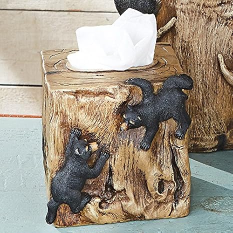 BLACK FOREST DECOR Box, Polyresin, Bathroom Hardware 5 1/2" Wx5 1/2" Dx6 H | |