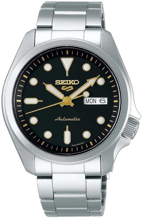 Seiko Men's Seiko 5 Sport Automatic 100m Black Dial Watch SRPE57K1