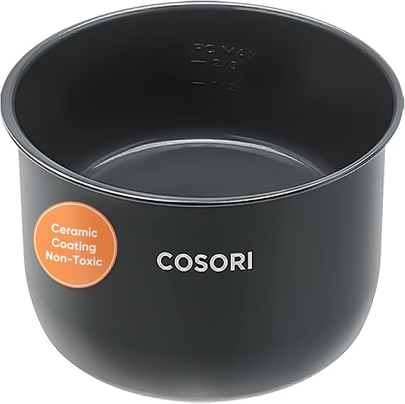 Cosori Pressure Cooker 6QT Inner Pot, Ceramic Coating, CMC-CO601-SUS Only